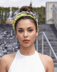 Mariposa Crystal Knot Headband - Yellow,Headbands, Sassy Jones,