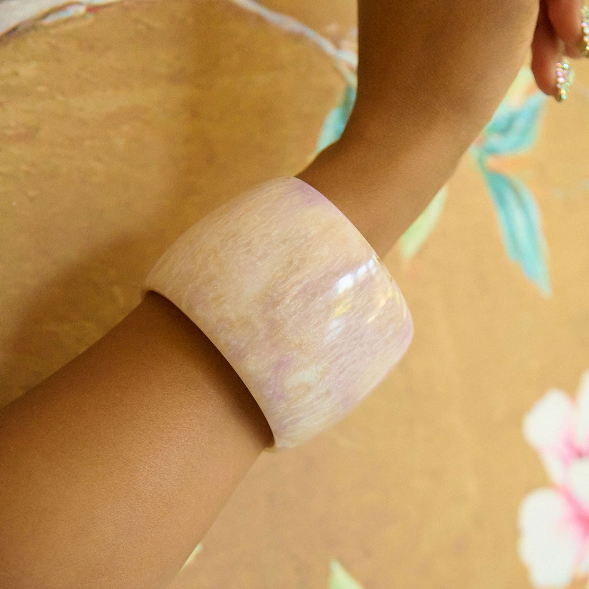 Marisol Bangle - Mother of Pearl,Bracelets, Sassy Jones,