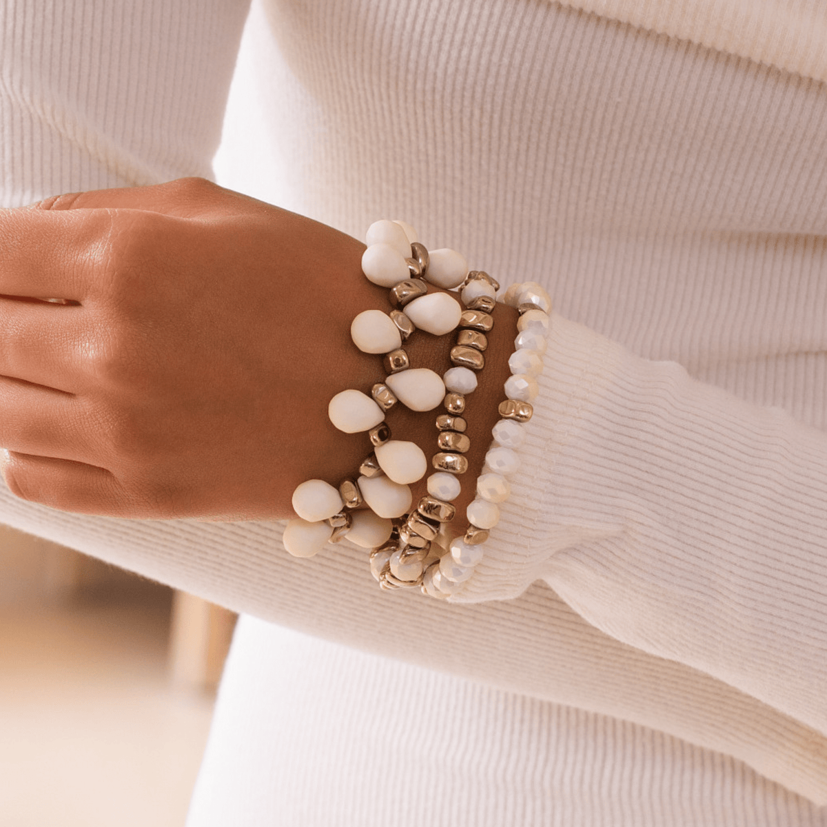 Mischa Honey Bracelet Stack