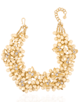 Mischa Honey Sparkle Brooch Bib,Necklaces, Sassy Jones,
