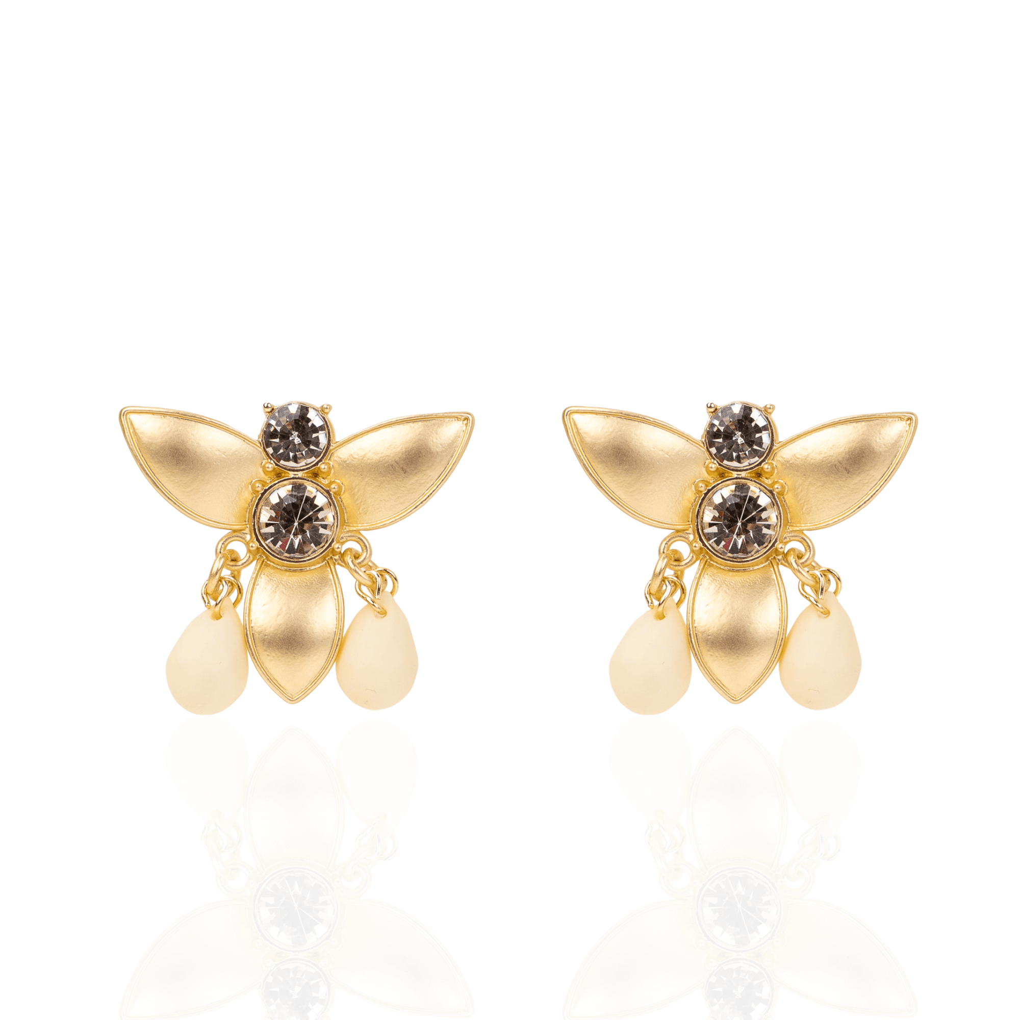 Mischa Honey Sparkle Dangles,Earrings, Sassy Jones,