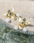 Mischa Honey Sparkle Dangles,Earrings, Sassy Jones,