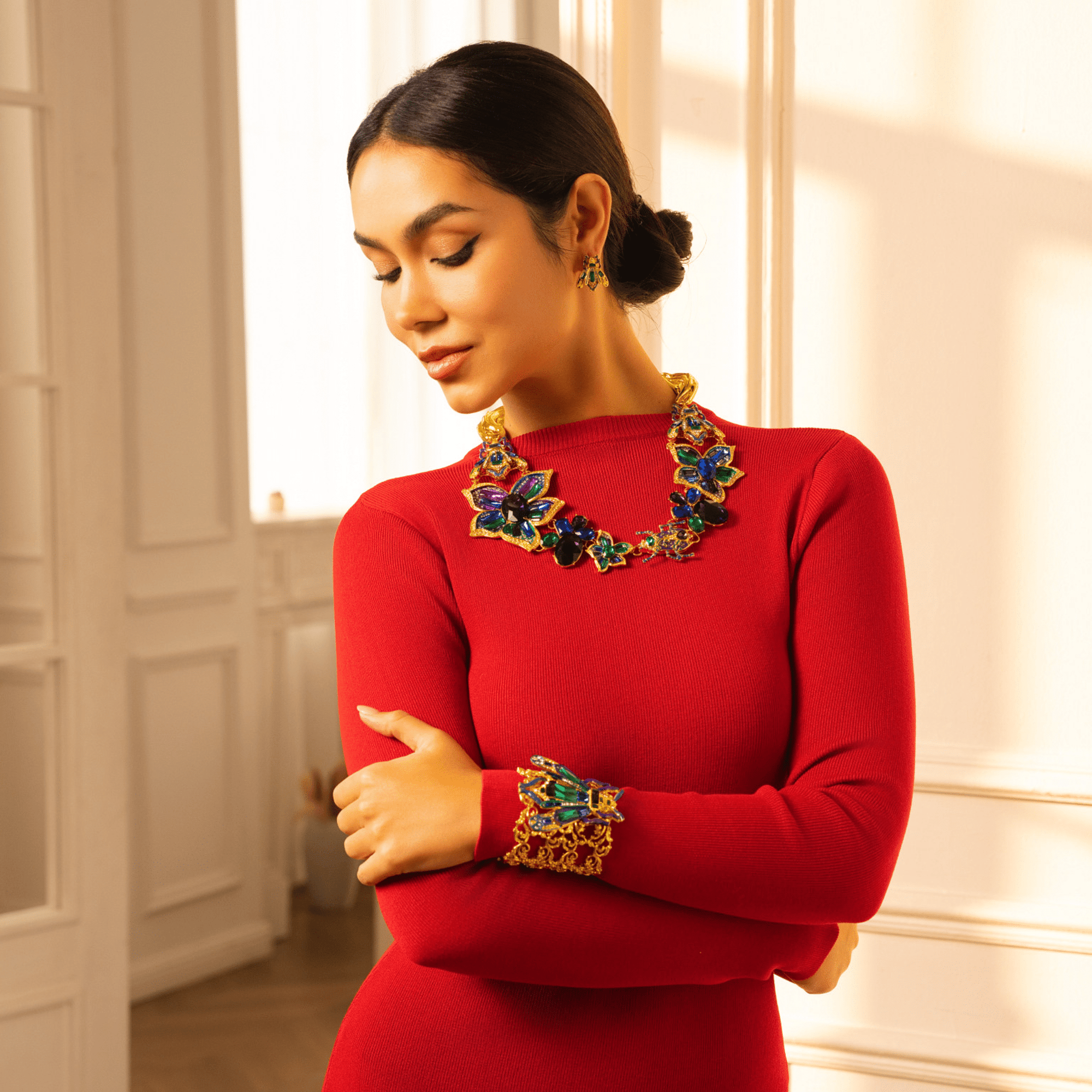 Miss Beasley Crystal Necklace - Amethyst Crystal,Necklaces, Sassy Jones,