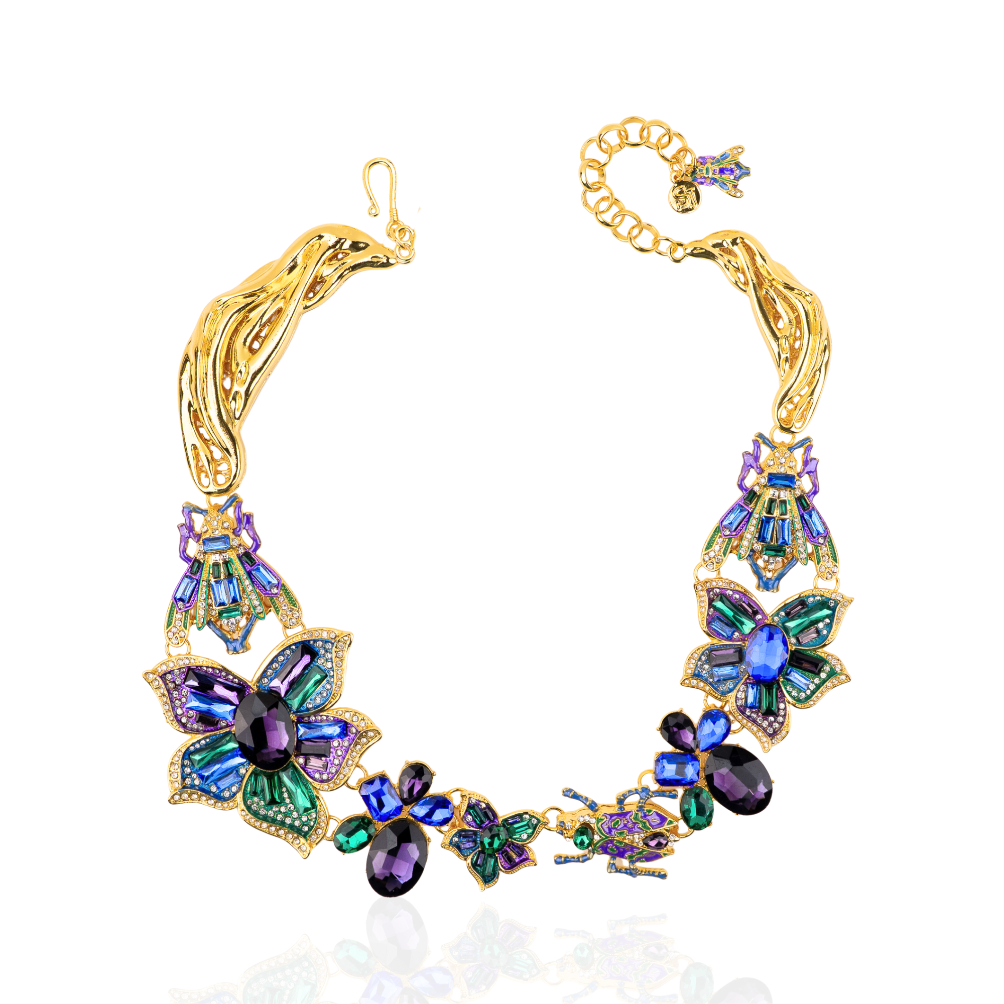 Miss Beasley Crystal Necklace - Amethyst Crystal,Necklaces, Sassy Jones,