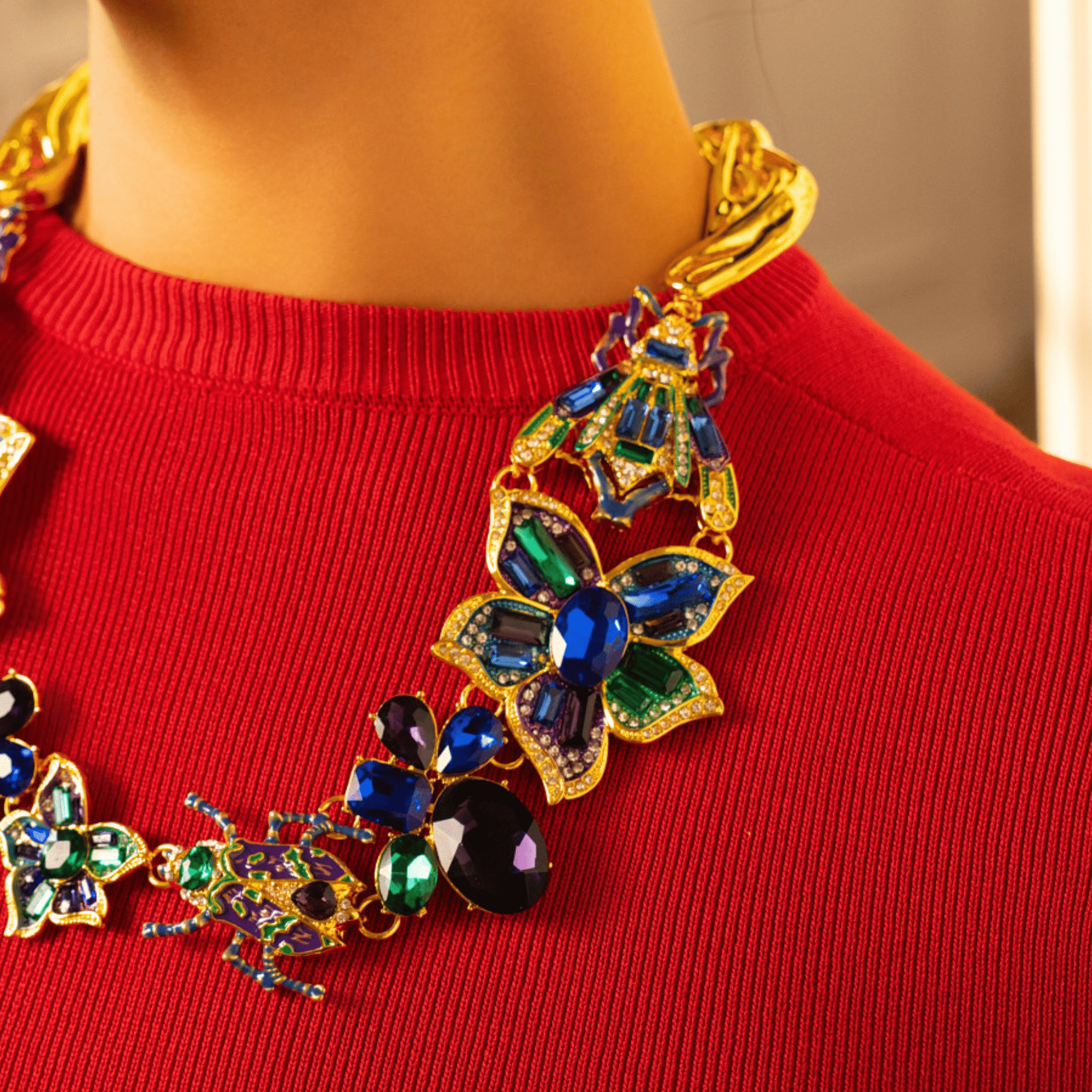 Miss Beasley Crystal Necklace - Amethyst Crystal,Necklaces, Sassy Jones,