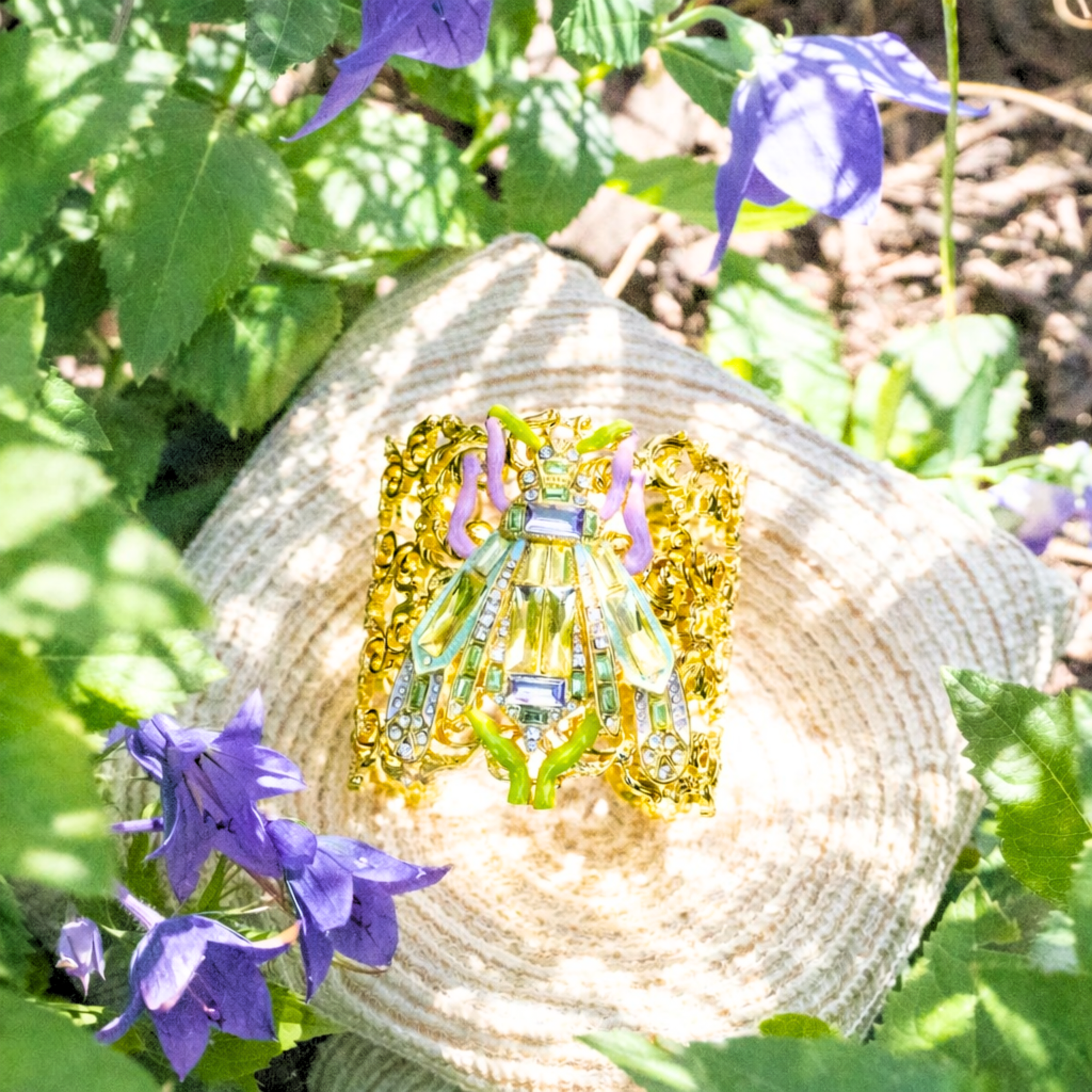 Miss Beasley Cuff - Crystallique,Bracelets, Sassy Jones,