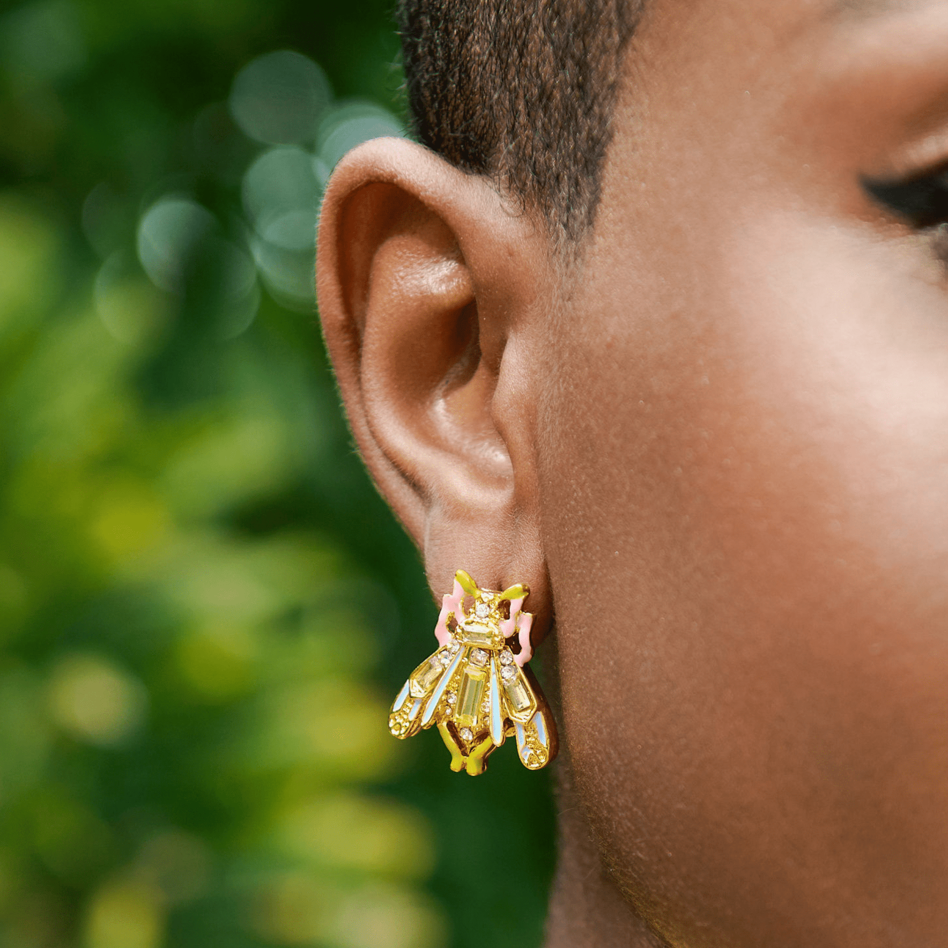 Miss Beasley Statement Earrings - Crystallique | Sassy Jones