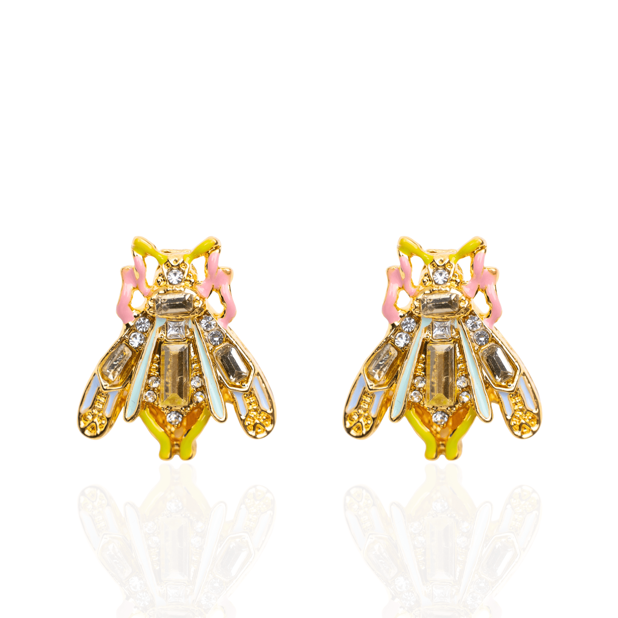 Miss Beasley Statement Earrings - Crystallique,Earrings, Sassy Jones,