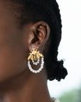 Honey Bee Studs,Bracelets, Sassy Jones,pearl earrings