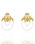 Honey Bee Studs,Bracelets, Sassy Jones,pearl earrings