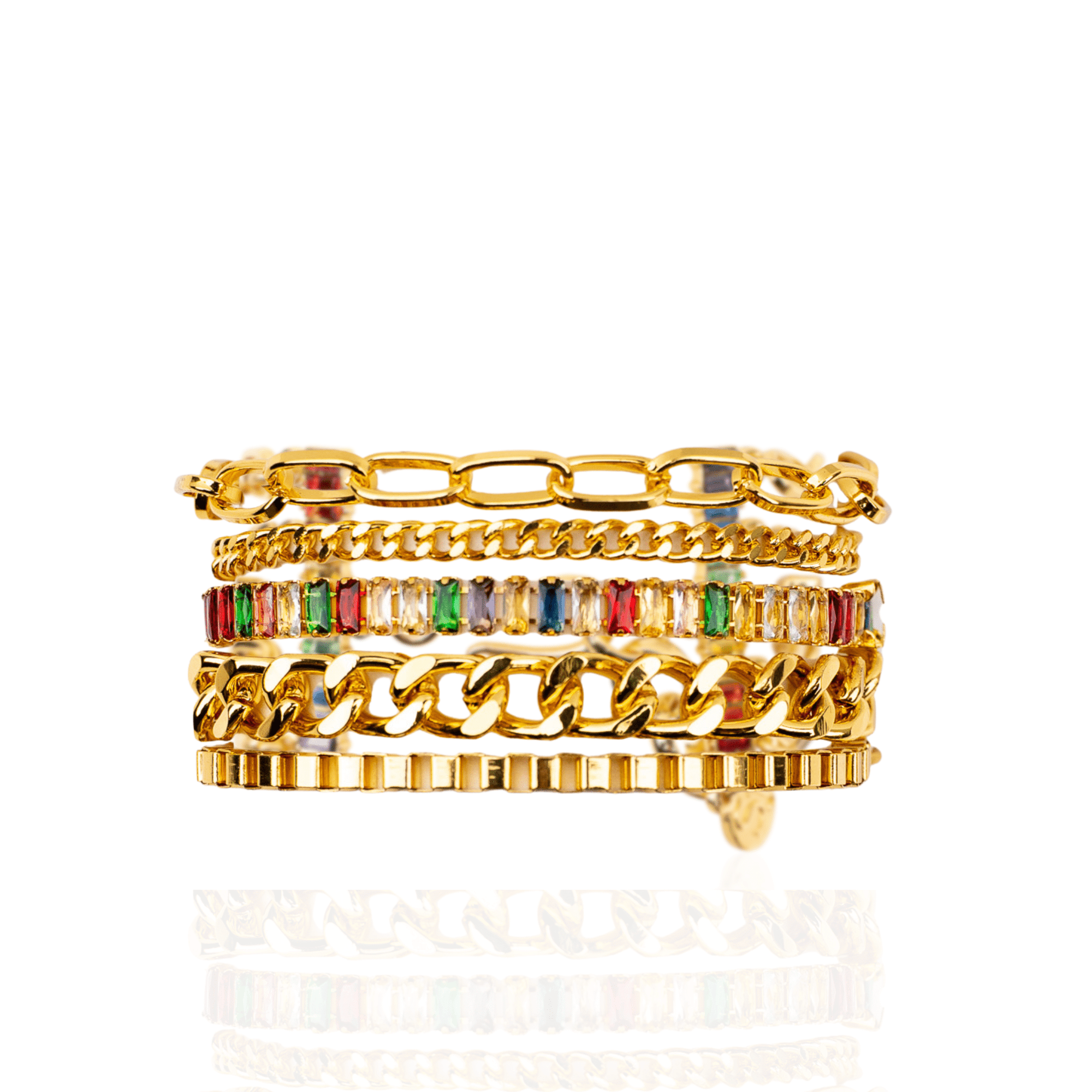 Miss Youniverse Bracelet - Gold,Bracelets, Sassy Jones,