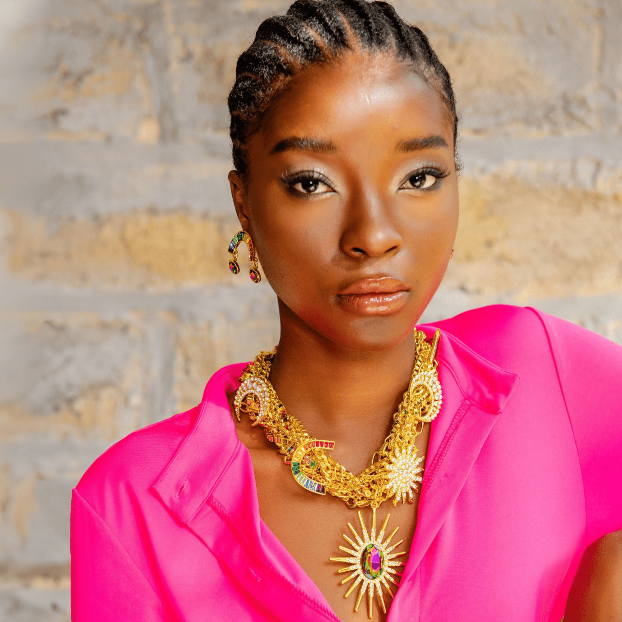 Miss Youniverse Chain - Gold,Necklaces, Sassy Jones,