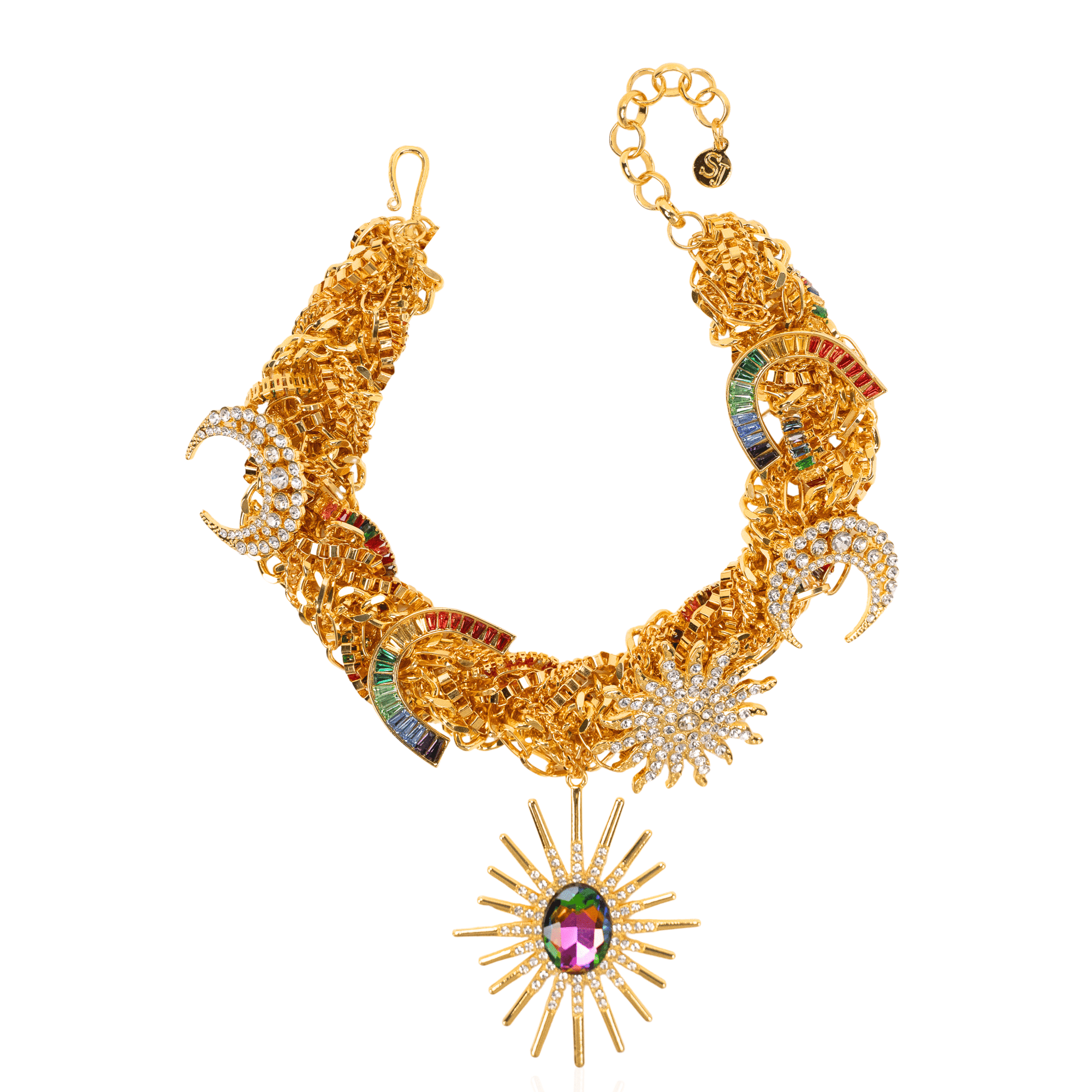 Miss Youniverse Chain - Gold,Necklaces, Sassy Jones,