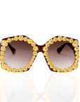 Monroe Gold Studded Sunglasses,Glasses, Sassy Jones,
