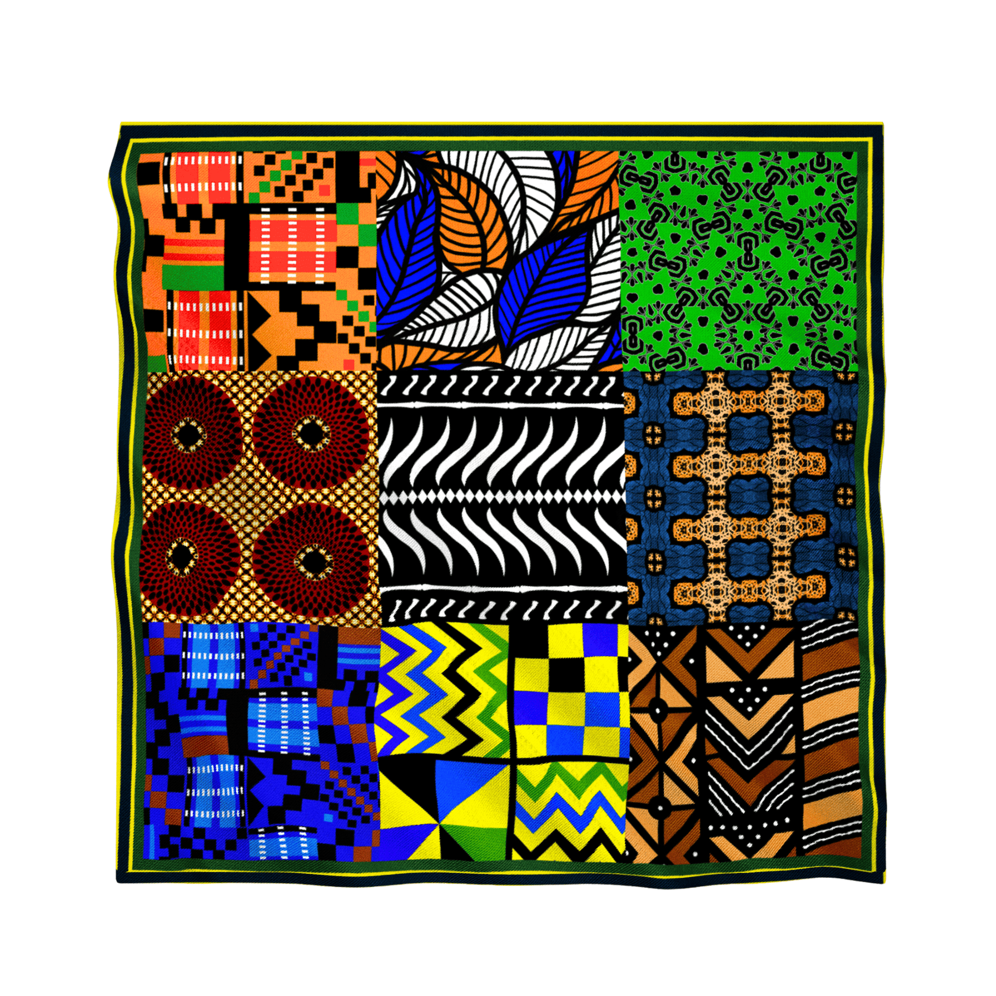 Nairobi Luxe Scarf 33" x 33",Scarves, Sassy Jones,