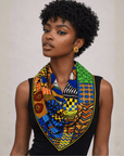 Nairobi Luxe Scarf 33" x 33",Scarves, Sassy Jones,