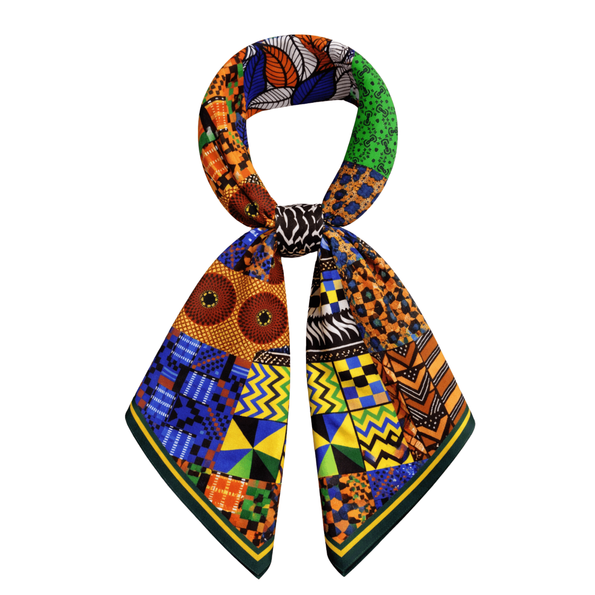 Nairobi Luxe Scarf 33" x 33",Scarves, Sassy Jones,