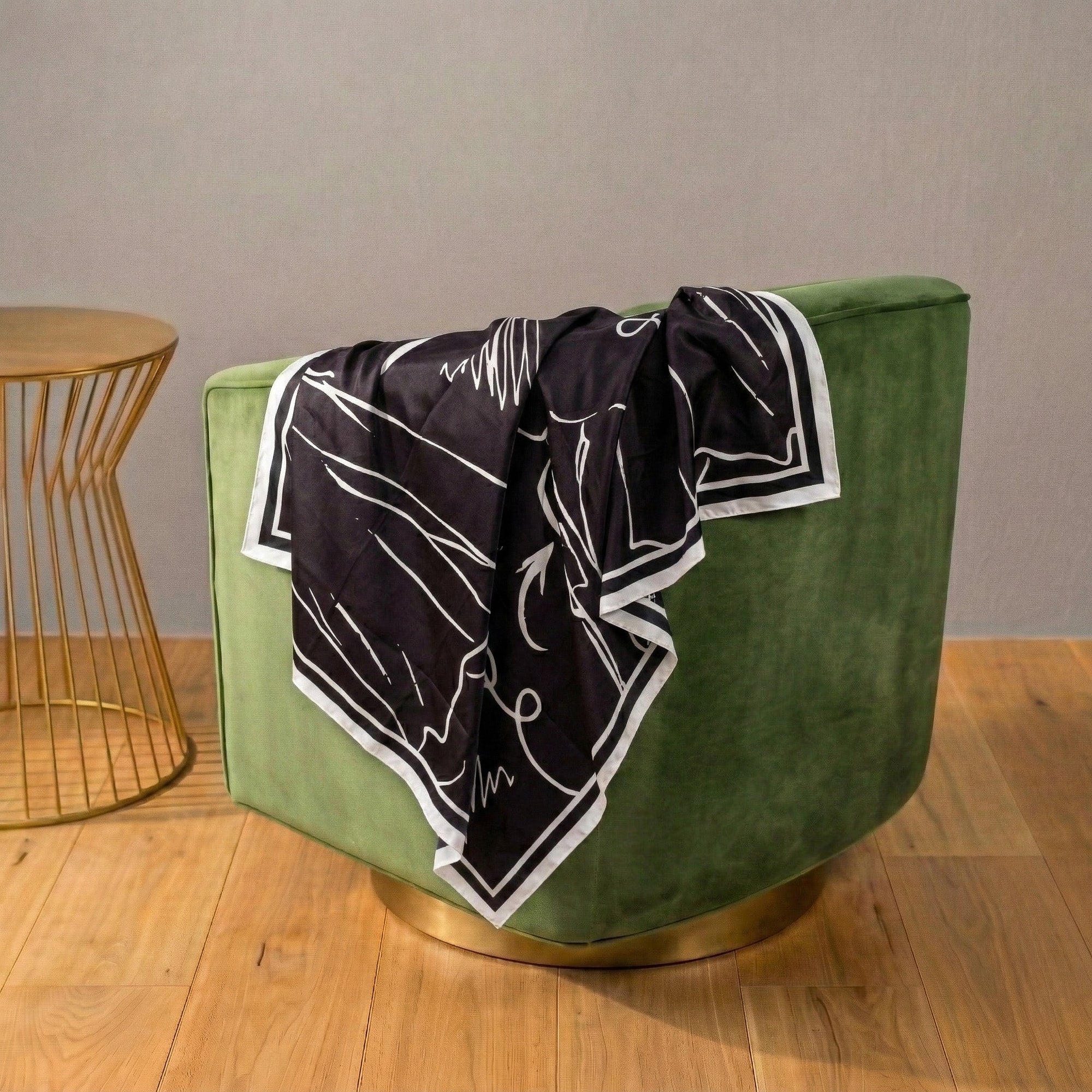 Nikola Luxe Scarf 33" x 33",Scarves, Sassy Jones,