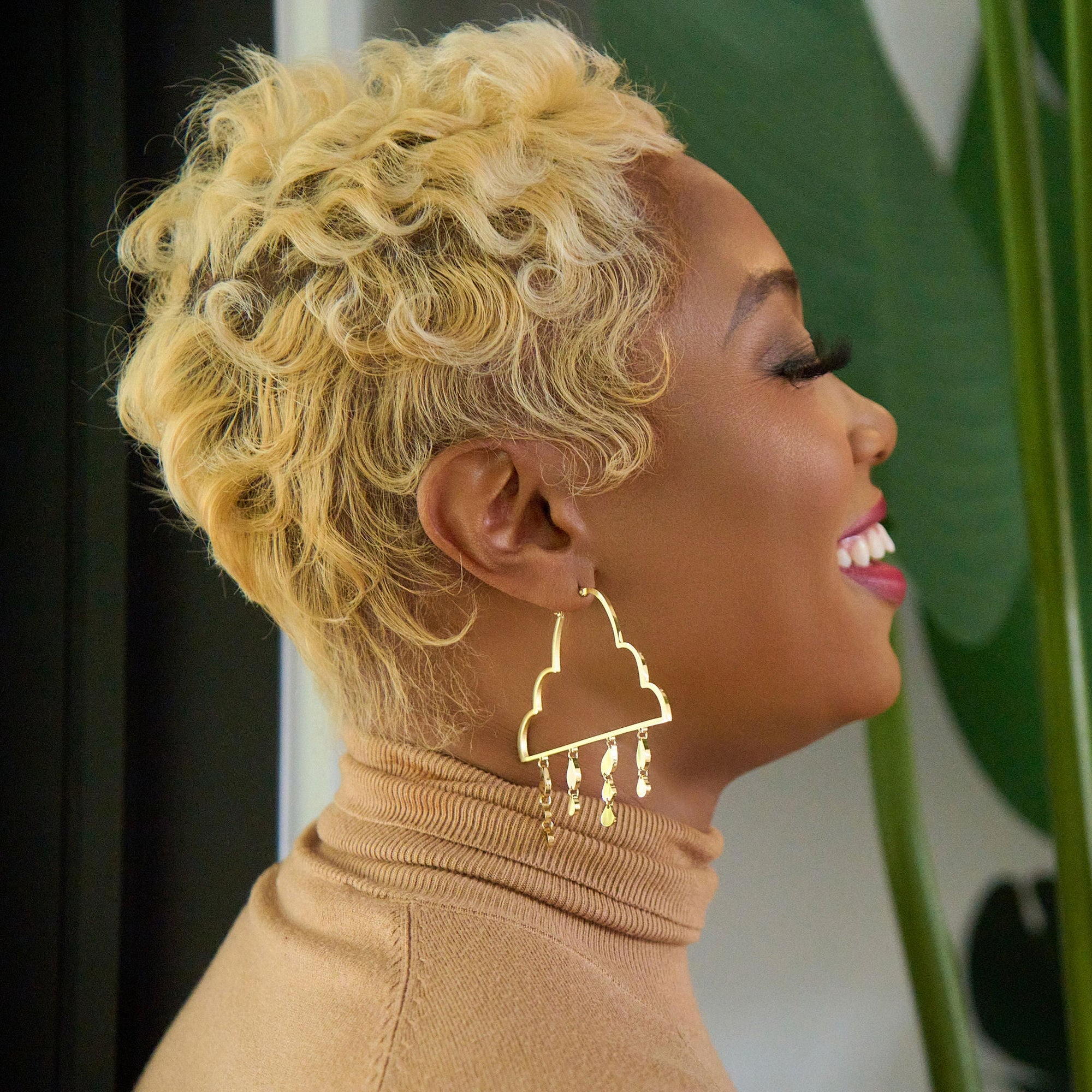 Noelani 14k Earrings,Earrings, Sassy Jones, 14K earrings, hoops