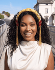 Ophelia Woven Headband - Mustard,Headbands, Sassy Jones,