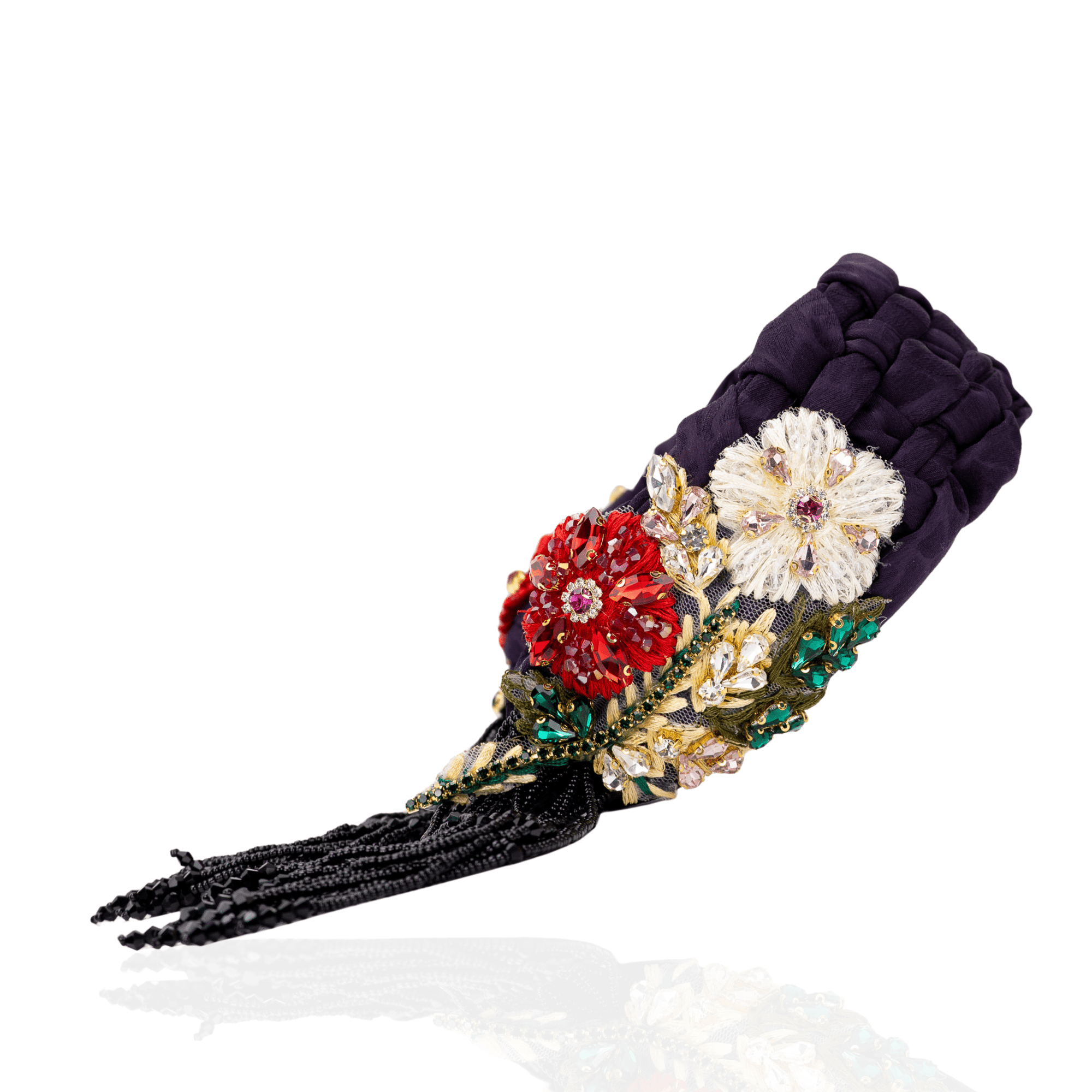 Ophelia Woven Headband - Purple,Headbands, Sassy Jones,
