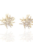 Origami Oversized Earrings - Soft Gold