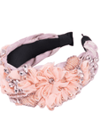 Paige Fleur Majesty Headband - Blush,Headbands, Sassy Jones,