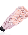 Paige Fleur Majesty Headband - Blush,Headbands, Sassy Jones,