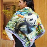 Panda Paradise Luxe Scarf,Scarves, Sassy Jones,