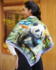 Panda Paradise Luxe Scarf,Scarves, Sassy Jones,