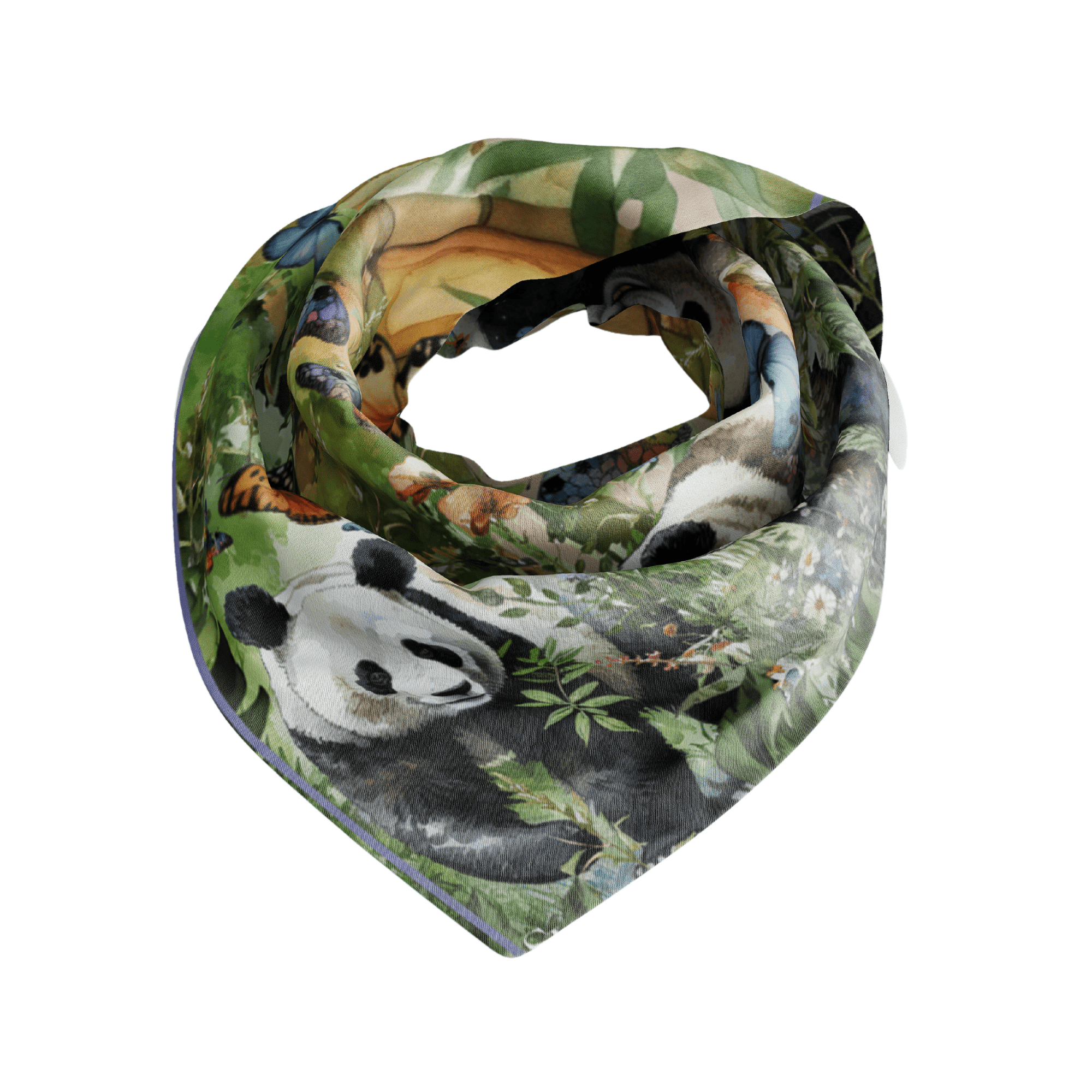 Panda Paradise Luxe Scarf,Scarves, Sassy Jones,