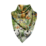 Panda Paradise Luxe Scarf,Scarves, Sassy Jones,