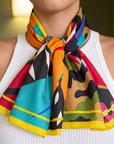 Poppi Luxe Scarf 33"x33",Scarves, Sassy Jones,