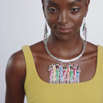 Maasai Sherrie Choker African Choker Necklace Maasai Jewelry Traditional Maasai Choker Ethnic Beaded Choker Maasai-Inspired Accessories Handmade African Jewelry Tribal Choker Necklace Colorful Beaded Choker Maasai Beadwork Statement Choker Necklace Authentic Maasai Jewelry African Fashion Jewelry Maasai Beaded Necklace Unique Tribal Choker