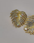 Calypso Palm Crystal Earring,Earrings, Sassy Jones,