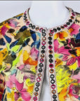Camille Floral Ruffled Jacket