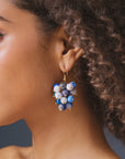 Makemba Lapis Azuli Dangles - Indigo Reign,Earrings, Sassy Jones,