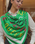 Queen Luxe Scarf - Preppy Green