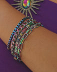 Miss Youniverse Bracelet - Rainbow Rhodium