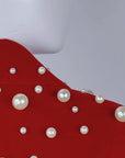 The Fiorella Blazer - Red Velvet Pearl