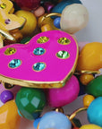 Lovebug 18k Brooch Bib - Carnivale