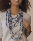Makemba 2-in-1 Lapis Azuli Statement Chain - Indigo Reign