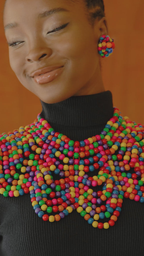 Ayoka Shoulder Chain - Confetti Pop | Sassy Jones