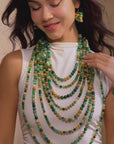 Makemba 2-in-1 Jasper Statement Chain - Emerald Legacy