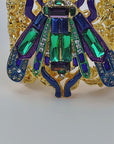 Miss Beasley Cuff - Amethyst Crystal