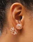 rose gold stud earrings, 14k rose gold stud earrings, 18k rose gold stud earrings, real rose gold stud earrings, dainty rose gold stud earrings, solid rose gold stud earrings, womens rose gold stud earrings, designer rose gold stud earrings, luxury rose gold stud earrings, small rose gold stud earrings
