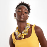 Queen Yellow Jewelry Statement Yellow Necklace Beaded Bib Necklace Bold Fashion Accessories Royal Jewelry for Women Glamorous Bead Jewelry Elegant Yellow Fashion Jewelry Unique Crown Jewelry Eye-Catching Beaded Accessories Regal Yellow Necklace Luxury Beaded Jewelry High Fashion Jewelry for Women Yellow Gemstone Jewelry Show-Stopping Jewelry Pieces Exclusive Designer Jewelry Handcrafted Statement Necklace