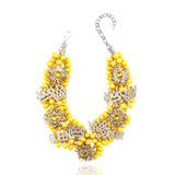 Queen Yellow Jewelry Statement Yellow Necklace Beaded Bib Necklace Bold Fashion Accessories Royal Jewelry for Women Glamorous Bead Jewelry Elegant Yellow Fashion Jewelry Unique Crown Jewelry Eye-Catching Beaded Accessories Regal Yellow Necklace Luxury Beaded Jewelry High Fashion Jewelry for Women Yellow Gemstone Jewelry Show-Stopping Jewelry Pieces Exclusive Designer Jewelry Handcrafted Statement Necklace