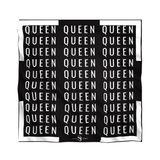 Queen Luxe Scarf - Classic Black/White,Scarves, Sassy Jones,