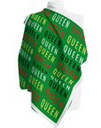 Queen Luxe Scarf - Preppy Green,Scarves, Sassy Jones,